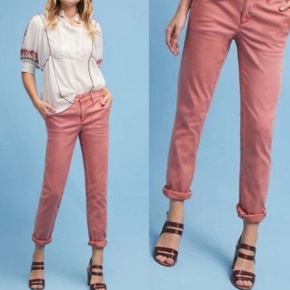 Anthropologie Pants - CHINO by Anthropologie Relaxed Ribbon Stripe Pants